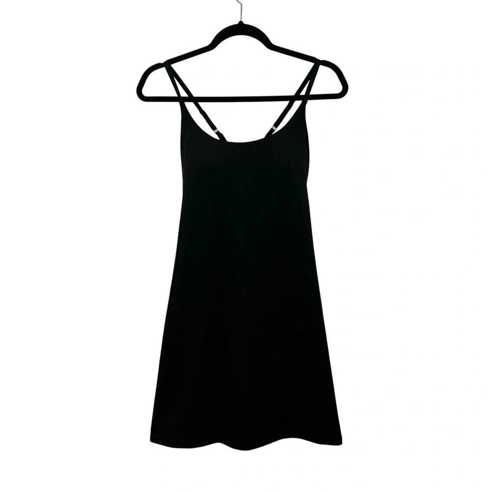 Ewedoos Womens Tennis Dress Medium Black Built-in Bra Shorts Ball Pocket